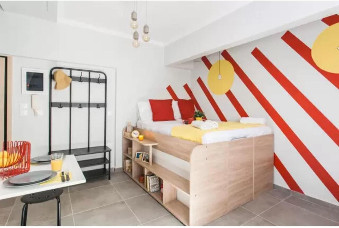 Colorful Apartment In Athene Buitenkant foto
